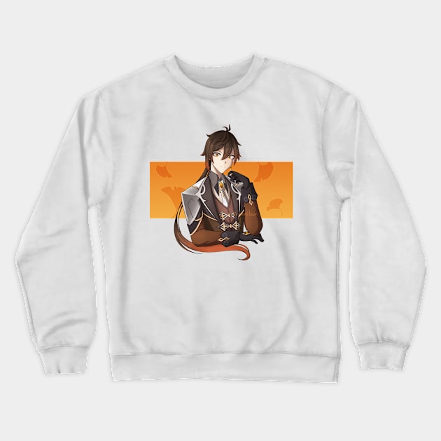 Zhongli Crewneck Sweatshirt by Nyanibun